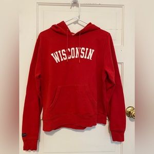 Red Jansport Wisconsin Sweatshirt